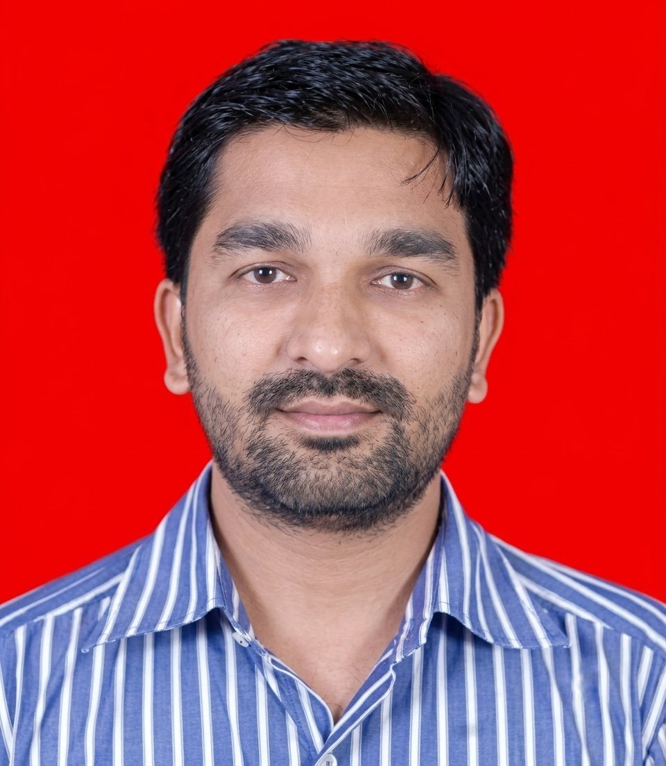 Portrait of Mikin Vamanrao Pachpend, solar design engineer